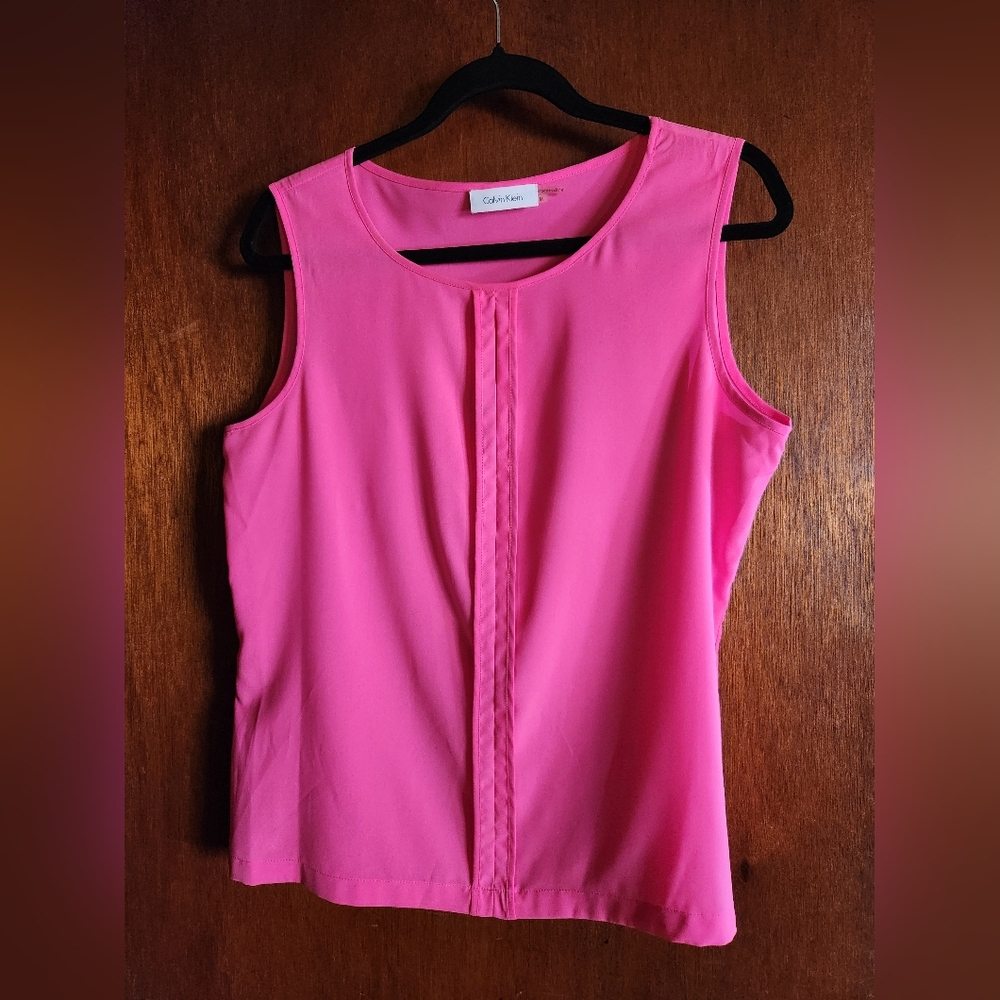 Calvin Klein Pink Blouse Medium